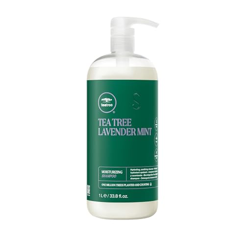 Tea Tree Lavender Mint Moisturizing Shampoo, Hydrates + Soothes, For Coarse + Dry Hair