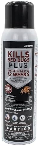 JT Eaton 217 Bed Bug Killer Plus, Non-Staining Water-Based Insect Spray for Indoors (17.5 oz)