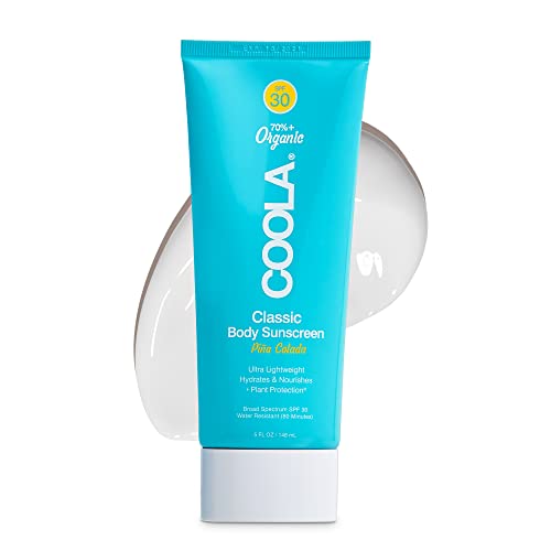 COOLA Organic Sunscreen SPF 30 Sunblock Body Lotion, Dermatologist Tested Skin Care For Daily Protection, Vegan And Gluten Free, 5 Fl Oz