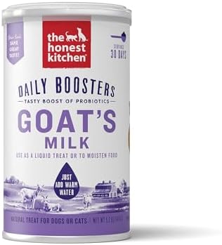 The Honest Kitchen Human Grade Instant Goat's Milk with Probiotics for Dogs and Cats, 5.2 Ounces