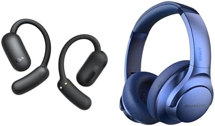 Soundcore AeroFit 2 by Anker Open-Ear Headphones with Life Q20, Adjustable Ear Hooks, Snug Fit, Rich Bass, Hi-Res Wireless Audio, 42H Playtime, Bluetooth 5.4, App Control, IP55, AI Clear Calls