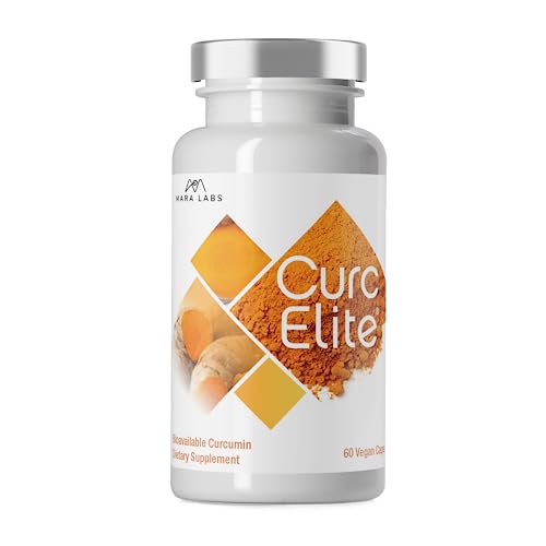 Mara Labs CurcElite Curcumin | Turmeric Extract 95% Curcuminoids | Vegan, No Fillers, and Non-GMO | 30 Servings