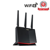 ASUS AX5700 WiFi 6 Gaming Router (RT-AX86S) – Dual Band Gigabit Wireless Internet Router, up to 2500 sq ft, Lifetime Free Internet Security, Mesh WiFi Support, Gaming Port, True 2 Gbps (Renewed)