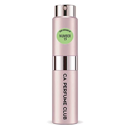CA Perfume Impression of Number 19 For Women Eau de Parfum Spray Refillable Bottle 0.27 Fl Oz/8ml-X1