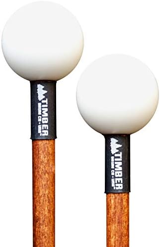 Timber Drum Co. T2HP, MADE IN U.S.A. Pair of Hard Polymer Mallets for Energy Chime, Xylophone, Wood Block, and Bells