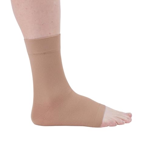 medi Seamless Knit Ankle Support - sprains, rheumatic & osteoarthritis condition Beige L
