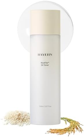 HAYEJIN RiceFila Face Oil Rice Toner Korean Skin Care Products | Hydrating Facial Toner for Sensitive Skin | Facial Oil Skin Rice Toner for Face Korean | Rice Moisturizer Face Toner (5.07 Fl. Oz)