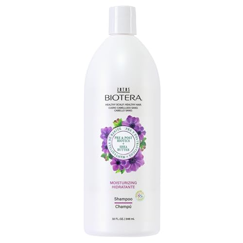 Biotera Moisturizing Shampoo | Hydrates & Moisturizes Dry, Medium, Fine Hair | Microbiome Friendly | Vegan & Animal Test Free | Paraben Free | Color-Safe