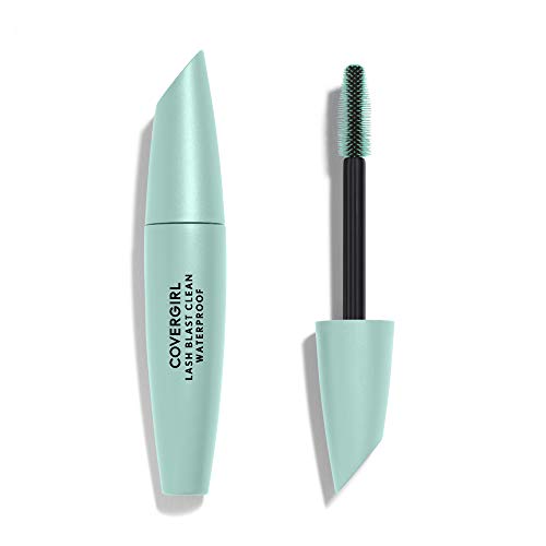 CoverGirl Lash Blast Clean Volume Waterproof Mascara, Vegan Formula, Volumizing, Smudge-Proof, Cruelty Free, Black Brown, 1 Count