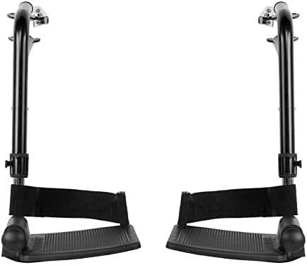 Wheelchair Elevating Legrests ，Composite Footplates Non-Padded Calf Supports,for Standard Wheelchairs,1 Pair