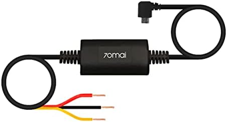 70mai Hardwire Kit UP02, 10ft Micro USB Dash Cams, 12V-30V to 5V/2.4A, Low Voltage Protection 11.8V, 24 Hour Parking Surveillance Power Supply for 1S/Lite/M200/M300/A800S Car Cameras