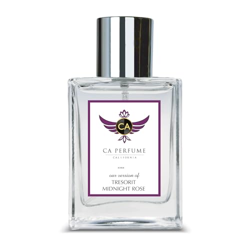 CA Perfume Impression of Tresorit Midnight Rose For Women Replica Version Fragrance Dupes Concentrated Long Lasting Eau de Parfum Spray Refillable Atomizer Bottle 1.7 Fl Oz/50ml-X1