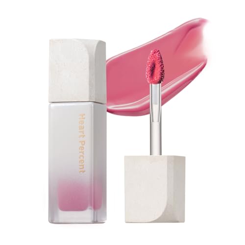 Heart Percent Dote On Mood Pure Glow Tint, Watery & Lightweight Moisturizing Lip Stain Long Lasting Liquid Lipstick 6.8g, #14. Magenta Dew