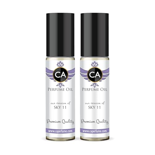 CA Perfume Impression of Emra Sky 11 for Women & Men Fragrance Body Oil Roll-On 0.3 Fl Oz-X2