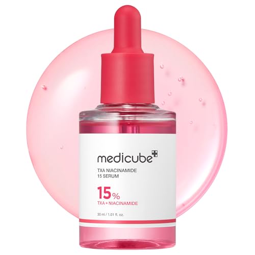 medicube TXA+Niacinamide 15% Glow Facial Seurm for After Spot Care | All-in-One Daily Korean Skincare | Uneven Skin Tone, Texture, and Hydration Care | High-Potency Tranexamic Acid 5% | 1.01 fl.oz