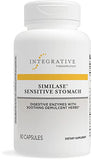 Integrative Therapeutics Similase Sensitive Stomach - Digestive Enzymes with Soothing Herbs* - with Marshmallow, Slippery Elm, & Licorice Root - Dairy Free - 90 Vegetable Capsules