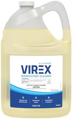 VIREX CBD540557 All Purpose Disinfectant Cleaner - Kills 99.9% of Germs and Eliminates Odors, Ready-to-Use Liquid Refill, 1-Gallon