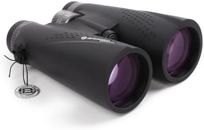 BRESSER 15x56 Binoculars for Adults High Powered with HD Optical System, FMC Green Film BAK4 Prism, Non-Slip Grip, Waterproof, Fogproof, Shockproof for for Hunting Bird Watching Travel Football Games