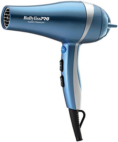 BaBylissPRO Hair Dryer, Nano Titanium 2000-Watt Blow Dryer, Professional/Ionic