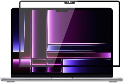 Tempered Glass Screen Protector Compatible with Macbook Pro 14 inch (M3 Pro, M3 Max, M3/M2 Pro, M2 Max/M1 Pro, M1 Max), 9H Hardness/No Bubbles&Line/Anti-Scratch/Anti-Fingerprint/Clear