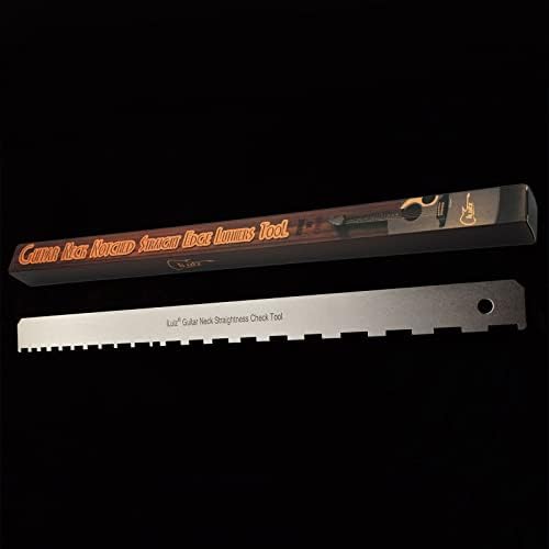 Guitar Neck Notched Straight Edge Luthiers Tool for Gibson Fender and Most of Guitar Fretboard and Frets