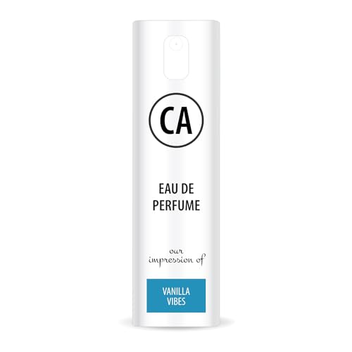 CA Perfume Impression of Vanilla Vibes For Women & Men Eau de Parfum Spray Atomizer Bottle 0.33 Fl Oz-X1