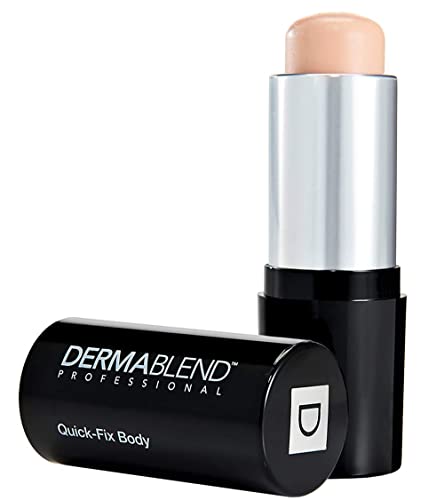 Dermablend Quick-Fix Body Makeup Full Coverage Foundation Stick, Water-Resistant Body Concealer for Imperfections & Tattoos, 0.42 Oz