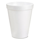 DART - 8J8CT 8-Ounce Foam Cup (Case of 1000), White