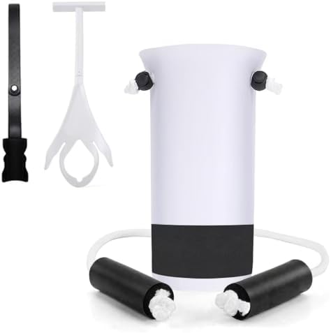 DILSIAI Sock Aid Device for Seniors Assistant Device no Bending Helper Easy on and Off Stocking - Without Bending, Slip Resistance (White Wear)