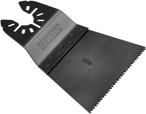 DEWALT Oscillating Tool Blade for Wood, Wide, Fast Cutting (DWA4207), Black