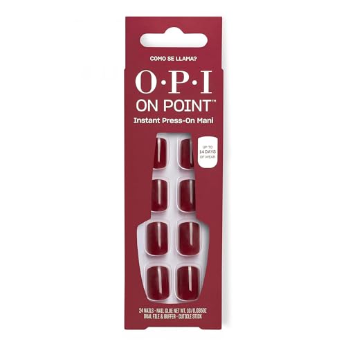OPI On Point Press on Nails | Pastel Shimmer Squoval Almond Nail Art Press On Nails | OPI'm Dreaming Collection