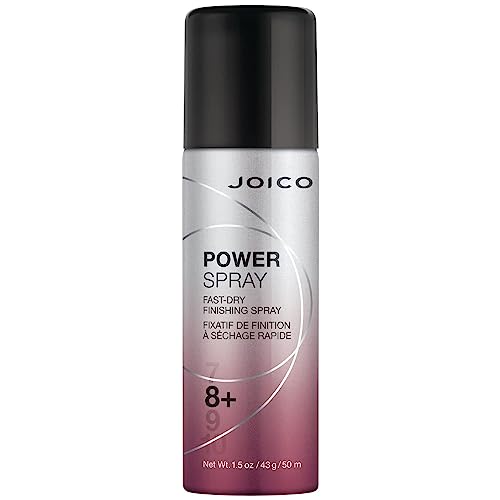 Joico Power Spray Fast-Dry Finishing Spray | For Most Hair Types | Protect Against Heat & Humidity | Protect Against Pollution & Harmful UV | Paraben & Sulfate Free | 72 Hour Hold