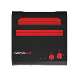 Retro-Bit Retro Duo 2 in 1 Console System - for Original NES/SNES, & Super Nintendo Games - Black/Red