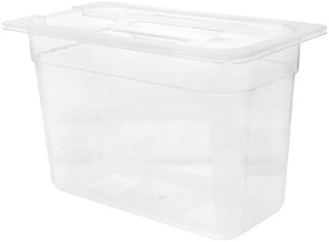 Kichvoe Sous Vide Containers with Lid Sous Vide Pots Slow Cooker Container Cooking Containers Compatible with Instant Pot Sous Vide Cookers 6L