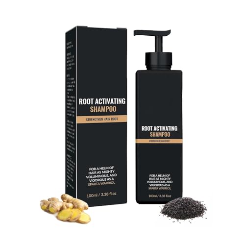 Root Activator Shampoo, Hair Growth Root Activating Shampoo, Natural Formula, Hair Growth for Men and Women (100ML)