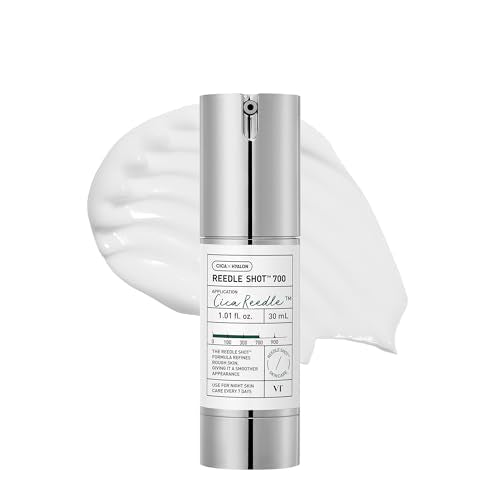 VT COSMETICS CICA Reedle Shot 700, Spicule Microneedling Serum for Pore Care&Exfoliation, Exosome&Centella Asiatica for Glass Skin, Acne&Blemish Care, Korean Skin Booster (1 Fl Oz / 30ml)