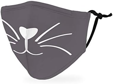 WEDDINGSTAR 3-Ply Kid's Washable Cloth Face Mask Reusable and Adjustable with Filter Pocket