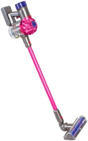 Casdon Dyson Cordless Vacuum Pink | Interactive & Officially Licensed Toy Dyson Vacuum For Children Aged 3+ | Realistic Role-Play Fun!