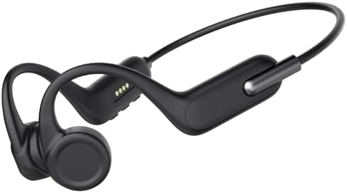 Bone Conduction Headphones,Open Ear Headphones Bluetooth5.3 with Mic,Wireless Headphones 8H Playtime,IPX8 Waterproof Headphones for Running and Fitness Workout
