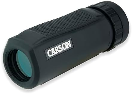 Carson BlackWave 10x25mm Waterproof Monocular, Black (WM-025)