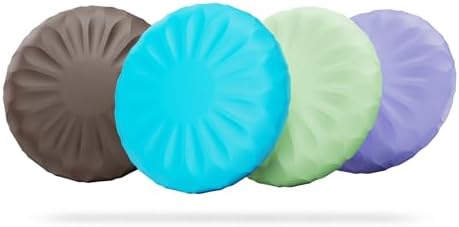 Air Tags-4 Pack Item Finders Work for Apple Find My APP(iOS Only) Tracker Tags for Keys, Luggage, Backpack etc,Waterproof Airtag Holder Keychain 4 PCS. (Not for Android)