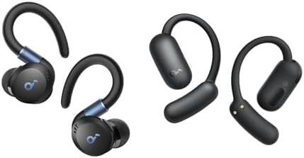 Soundcore AeroFit 2 by Anker Open-Ear Headphones with Sport X20, Adjustable Ear Hooks, Snug Fit, Rich Bass, Hi-Res Wireless Audio, 42H Playtime, Bluetooth 5.4, App Control, IP55, AI Clear Calls