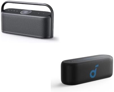 Soundcore Motion X600, Select 2S, Portable Bluetooth Speaker with 20W Stereo Sound, BassUp™ Technology, 16-Hour Playtime, Wireless Stereo Pairing, and IPX7 Waterproof