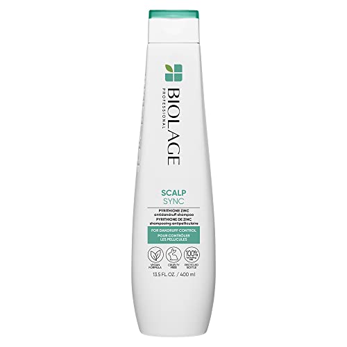 Biolage Scalp Sync Anti-Dandruff Shampoo | Targets Dandruff, Controls the Appearance of Flakes & Relieves Scalp Irritation | Paraben Free | For Dandruff Control | Vegan | Anti-Dandruff Salon Shampoo