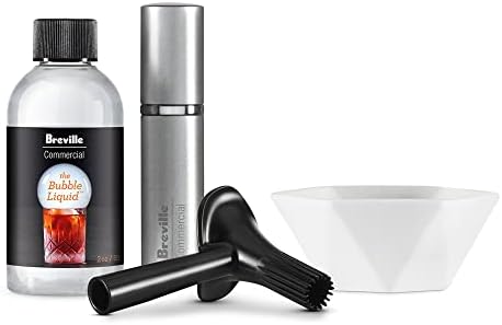 CSM001BLK0NNA1 Smoke Bubble Cocktail Kit, Bar Set For Use With Breville Smoking Guns