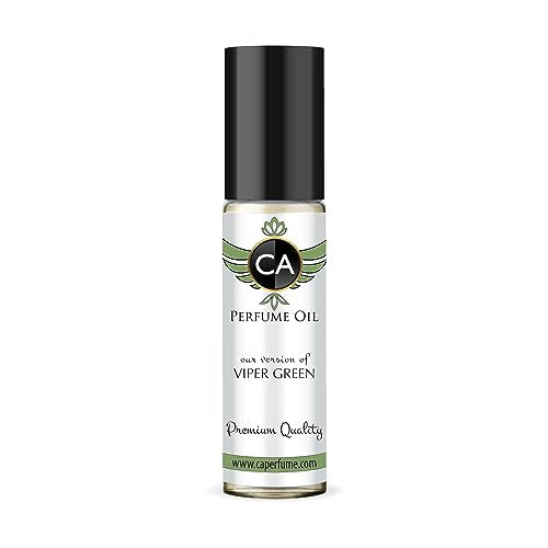 CA Perfume Impression of Viper Green For Women & Men Replica Fragrance Body Oil Dupes Alcohol-Free Essential Aromatherapy Sample Travel Size Concentrated Long Lasting Attar Roll-On 0.3 Fl Oz/10ml