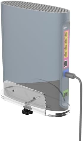 Wall Mount Holder for Arris Surfboard for Compatible Surfboard S33/S33-RB/G34/G34-RB/G36/G54 DOCSIS Mount Bracket(Transparent)