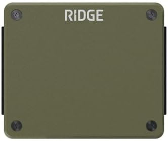 Ridge Wallet For Men - RIDGE LITE - The Minimalist Wallet, Smaller - Holds up to 8 Cards, RFID Protection, Sleek, Compact and Lightweight Card Holder - Matte Olive