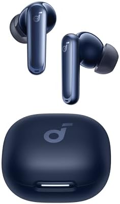 Soundcore P40i by Anker, Noise Cancelling Wireless Earbuds,Adaptive Noise Cancelling to Environments, Heavy Bass,60H Playtime, 2-in-1 Case and Phone Stand,IPX5,Wireless Charging,Bluetooth 5.3(Renewed)