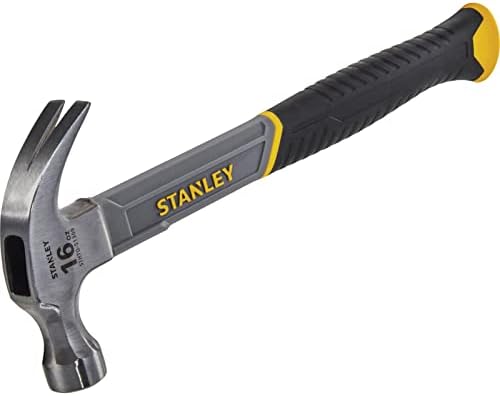 STANLEY STHT0-51309 16oz Fiberglass Curved Claw Hammer, 450g